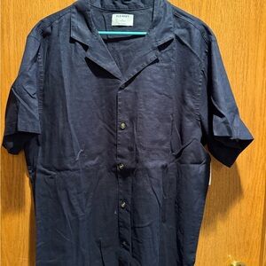 Old Navy Dark Blue Short Sleeve Shirt